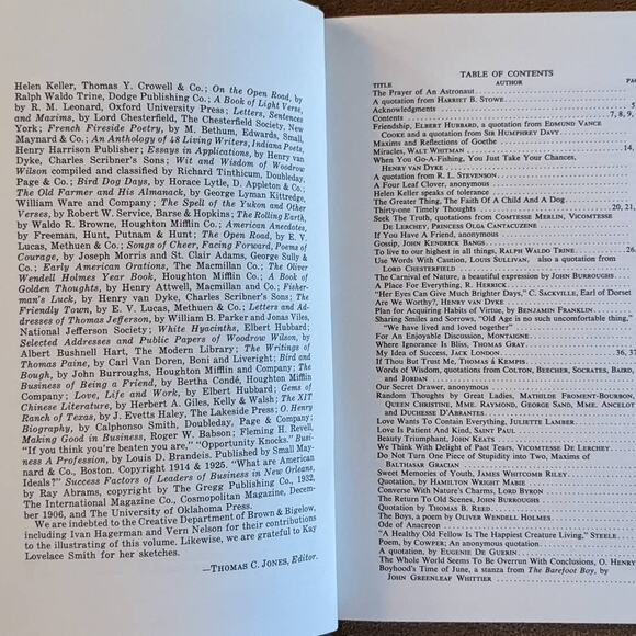 Vintage 1963 Words of Inspiration Writings From the Past to Brighten the Present - Picture 5 of 15